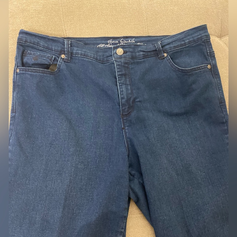 Gloria Vanderbilt Blue Capris